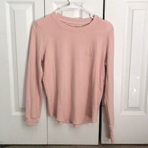 Womens medium light pink aerie long sleeve